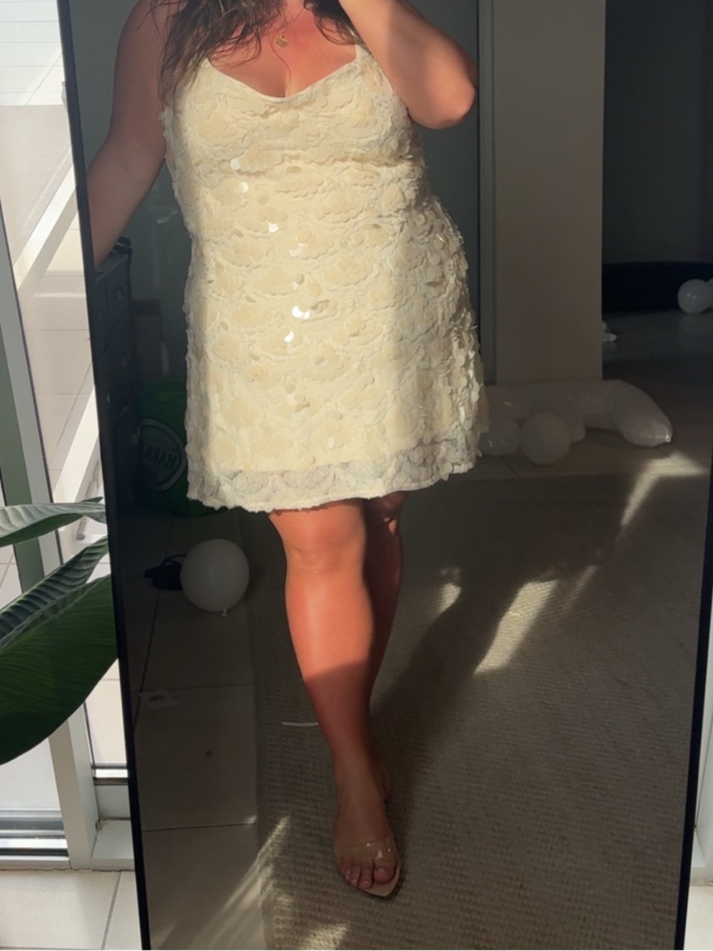 Ivory  Mini Dress